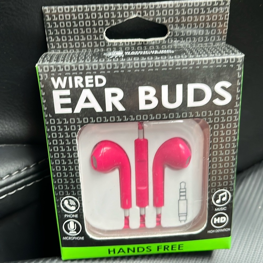 Wired Ear Buds Hands Free